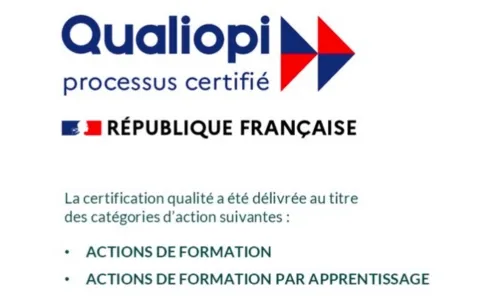 Qualiopi certified – training actions