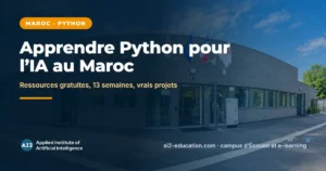 Formation Python au Maroc, guide AI2 pour les étudiants marocains