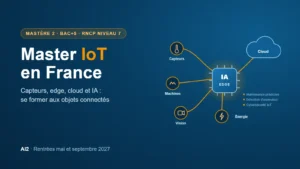 Master IoT en France : capteurs, edge, cloud et IA, Mastère 2 IA & IoT d’AI2